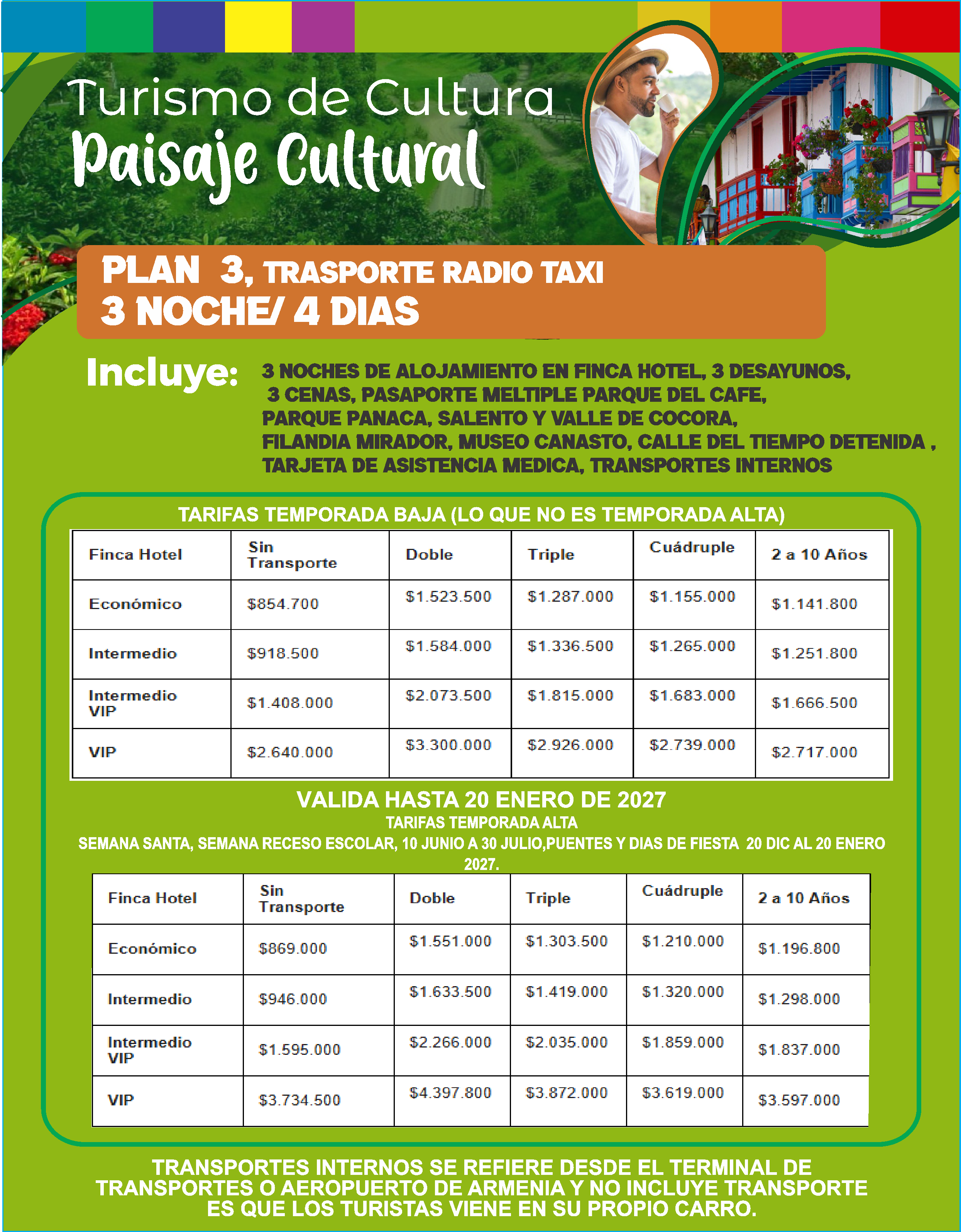 Plan Taxi Experiencia